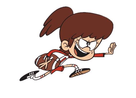Lynn Loud Running With The Ball Transparent Png Stickpng