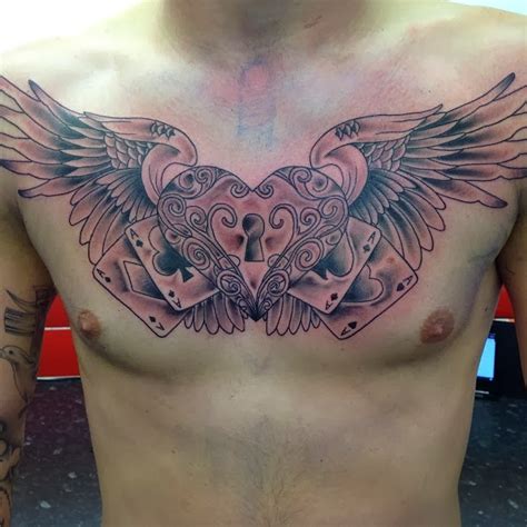 Chest Wing Tattoos For Men Images Photos Pictures