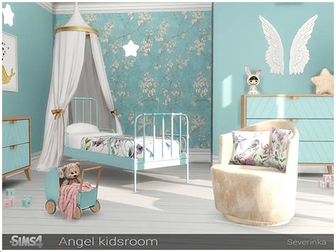 Angel Kids Bedroom By Severinka Liquid Sims