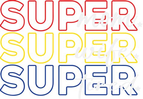 Super Mom Labels Svg Dxf Png And Eps Cricut Silhouette Instant Digi
