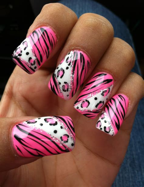 Pink Leopard Print Nails Pictures Photos And Images For Facebook