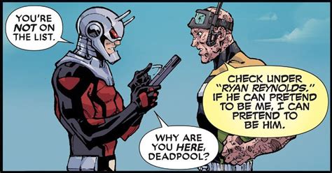 Too Real Deadpool And Ant Man Comic Movies Comic Books Marvel Dc