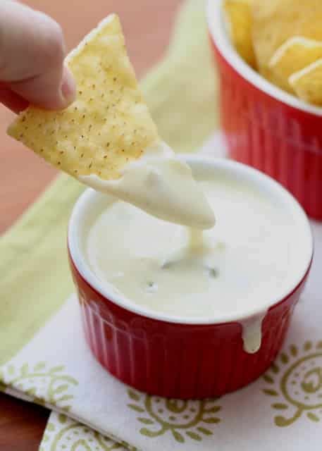 The Best Queso Blanco Dip ~ Spicy White Cheese Dip Recipe By