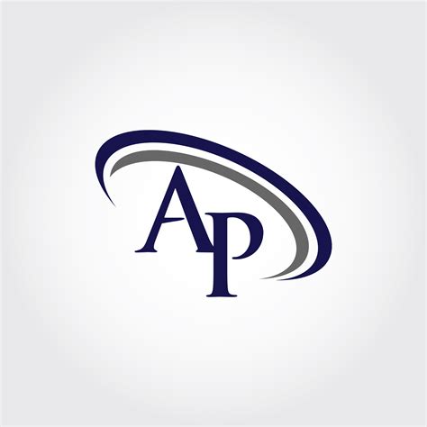 Ap Monogram Logo Design By Vectorseller Thehungryjpeg