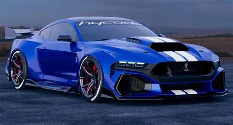 Rendering Ford Mustang Shelby Gt500 Model Year 2026