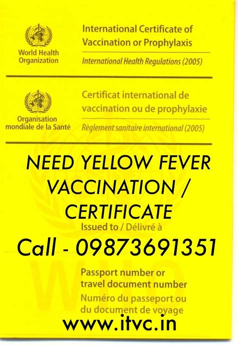 The international certificate of vaccination or prophylaxis (icvp), also known as the carte jaune or yellow card, is an official vaccination report created by the world health organization (who). YELLOW FEVER VACCINATION CENTER IN DELHI: YELLOW FEVER CARD