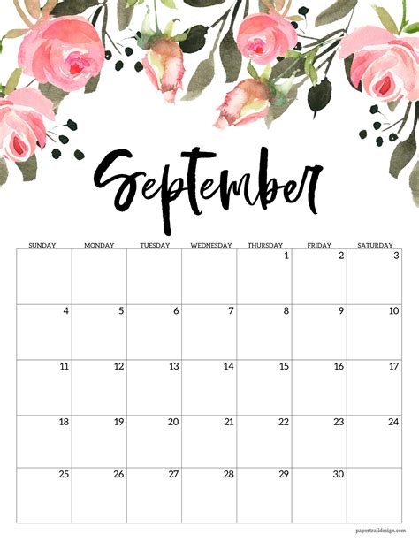2022 Roses Calendar Free Calendar With Holidays