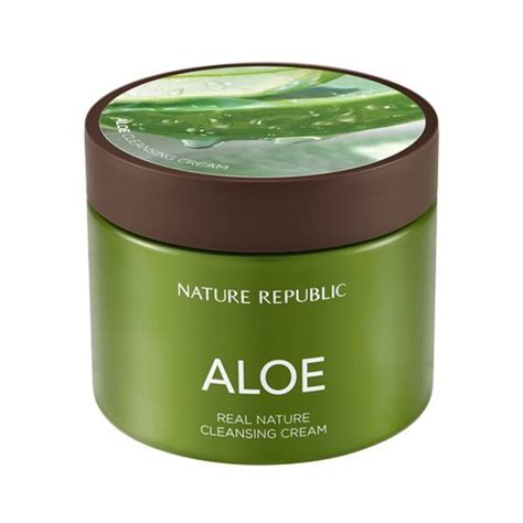 More than 2000 nature republic aloe vera gel at pleasant prices up to 52 usd fast and free worldwide shipping! Nature Republic Real Nature Aloe Cleansing Cream - Korean ...