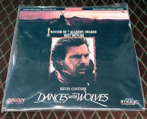 Laserdisc Dances With Wolves 1990 Kevin Costner Graham Greene 20