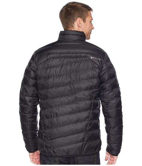 Spyder Geared Synthetic Down Jacket Blackblackblack Jacket For Men