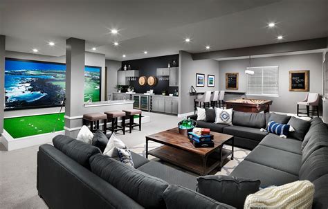 Sports Dens Are The New Trend For Basement Remodels