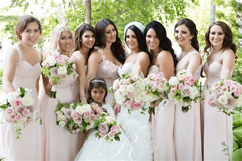 Light Pink And White Fresh Rose Wedding Bouquets Toronto