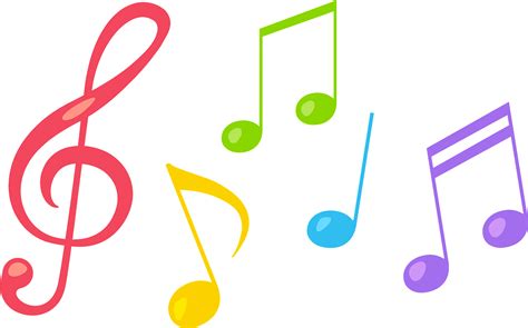 Musical Notes Clipart Color Img Wut