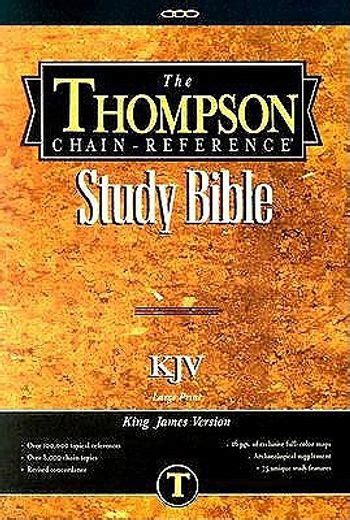 Libro Thompson Chain Reference Bible Kjv Large Print Frank Charles