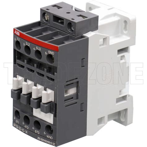 Abb 25 Amp 4kw 3 Pole Contactor With 250 500 Volt Ac Coil And 1 X No
