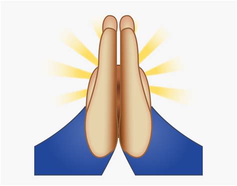 Pray Hands Emoji Png Free Transparent Clipart Clipartkey