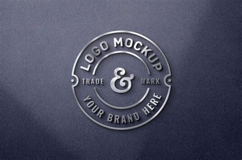 3d Metal Logo Mockup Mockup World