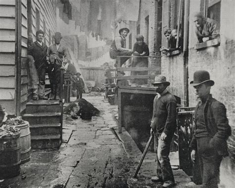 1 Riis Bandits Roost New York City Slum 1890 History Of New York