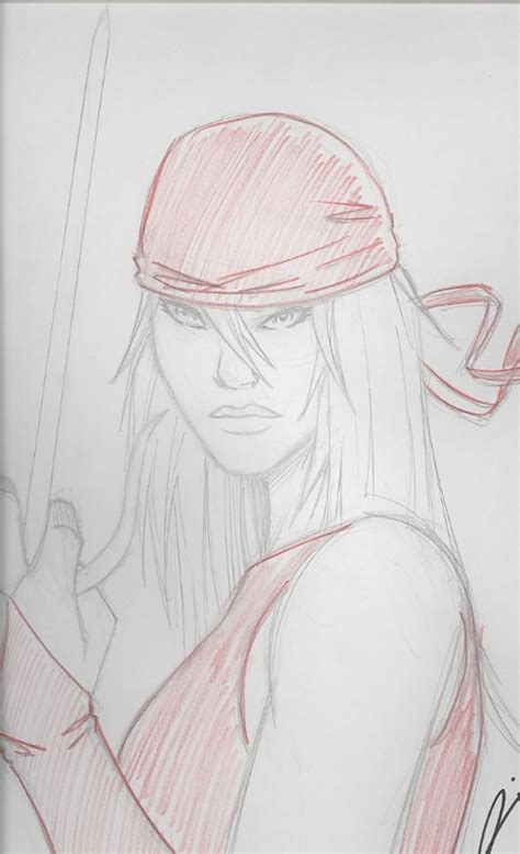Elektra By Rick Basaldua In Aka Ricks Girls Of The Marvel Universe