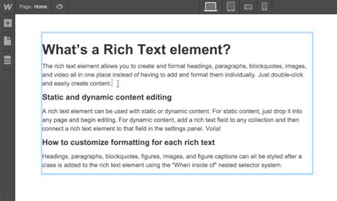 New Features Text Columns Css Cursors Rich Text Lists And More