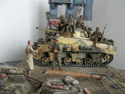 Th Sq Us Paratroopers British Tankmen France Plastic Model