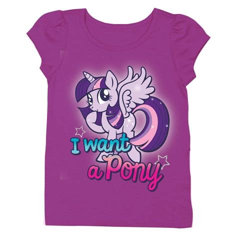 My Little Pony Girls T Shirt Hasbro Mlp Girls Short Sleeve Puff Shirt