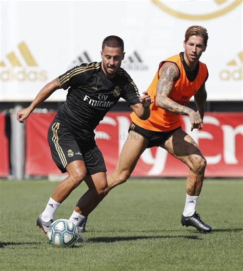 Eden Hazard And Sergio Ramos Sergio Ramos Eden Hazard Real Madrid