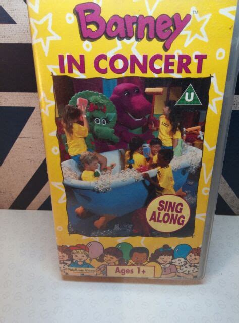 Barney In Concert Vhs 1994 For Sale Online Ebay