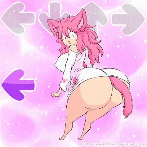 rule 34 1girls 3 animated ass ass expansion barefoot big breasts breast expansion breasts cat