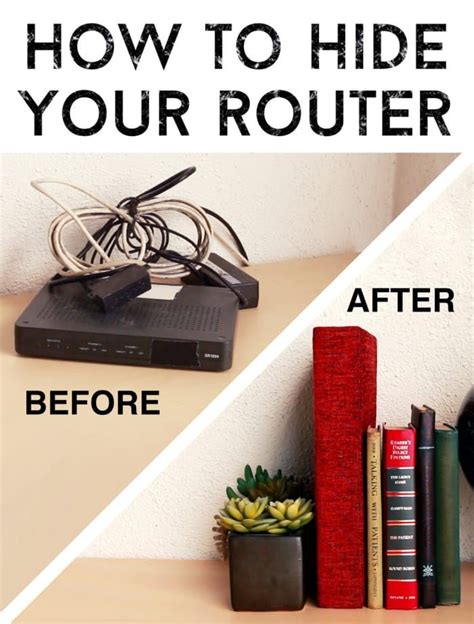 Heres How To Hide Your Router In The Chicest Way Hide Router Hide