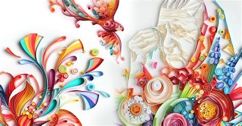 Mesmerizing Paper Art Made From Coloured Strips Daniel Swanick