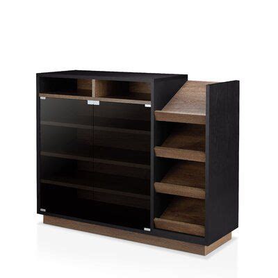 Maybe you would like to learn more about one of these? Contemporary 16 Pair Shoe Storage Cabinet Finish: Black ...