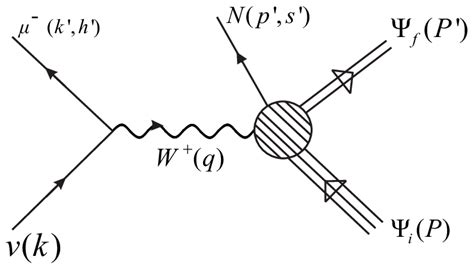 Lowest Order Feynman Diagram For Charged Current Neutrino Nucleus
