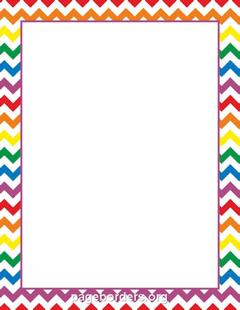Check out our rainbow borders clipart selection for the very best in unique or custom, handmade pieces from our shops. Rainbow Chevron Border (With images) | Christmas border ...