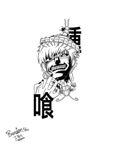 Tokyo Ghoul Tattoo Design Ive Made Pls Follow My Insta Brandonslink