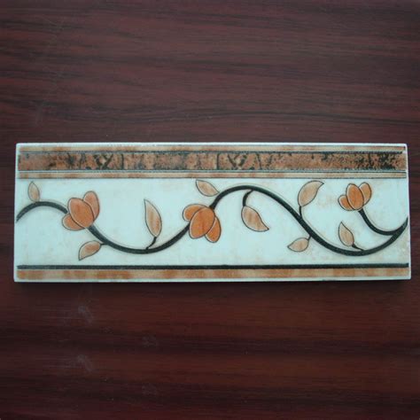 Decorative Ceramic Wall Border Tiles China Glazed Border Tile And