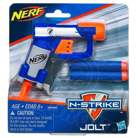 nerf n strike elite jolt blaster spring loaded pistol a 2 darts item 50388 hot sex picture