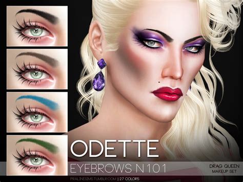 The Sims Resource Odette Eyebrows N101