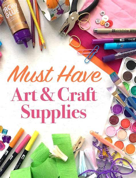 Must Have Art And Craft Supplies 100 Directions