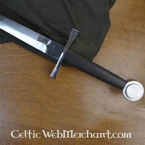 Cavalerie sabel inclusief metalen schede (model 1860) carbon steel lemmet. Middeleeuws enkelhandig zwaard - CelticWebMerchant.com