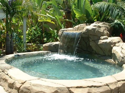 Spa And Waterfall Swimming Pool Builder Dream Pools Indoor Outdoor Pool