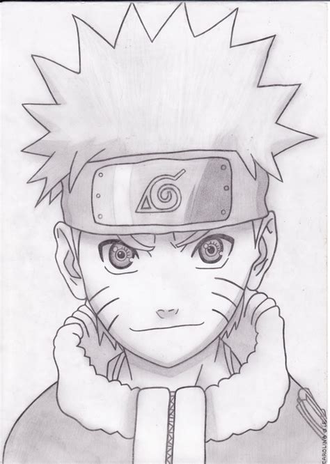 Dibujo De Naruto Solo La Cara Imagui