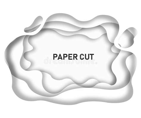 Abstract Paper Cut Background Deep Paper Cut Waves 3d Minimalistic