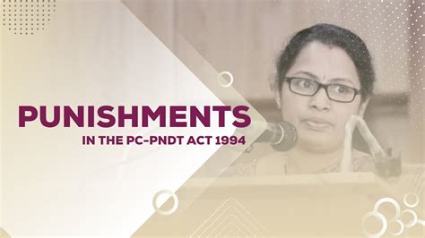 punishments in the pc pndt act 1994 youtube