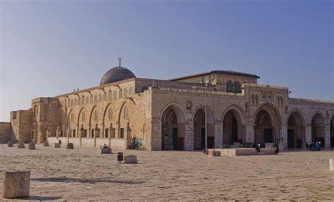 The wider compound of the mosque, known as. Al-Aqsa Mosque | IslamicFinder