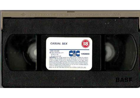 casual sex on cic video united kingdom vhs videotape