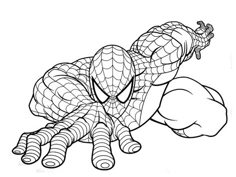 Dibujos Para Pintar Spiderman tu página para colorear