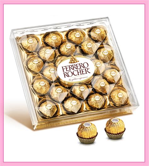 Caja De Chocolates Ferrero Grande De 24 Piezas