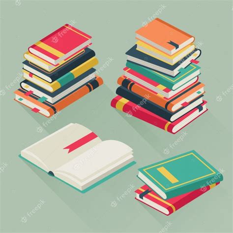 Pila De Libros Libros De Texto Apilados Estudio Literatura Historia