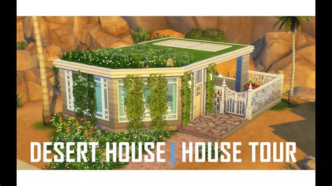 The Sims 4 Small Desert House For 2 Build With Cc Youtube